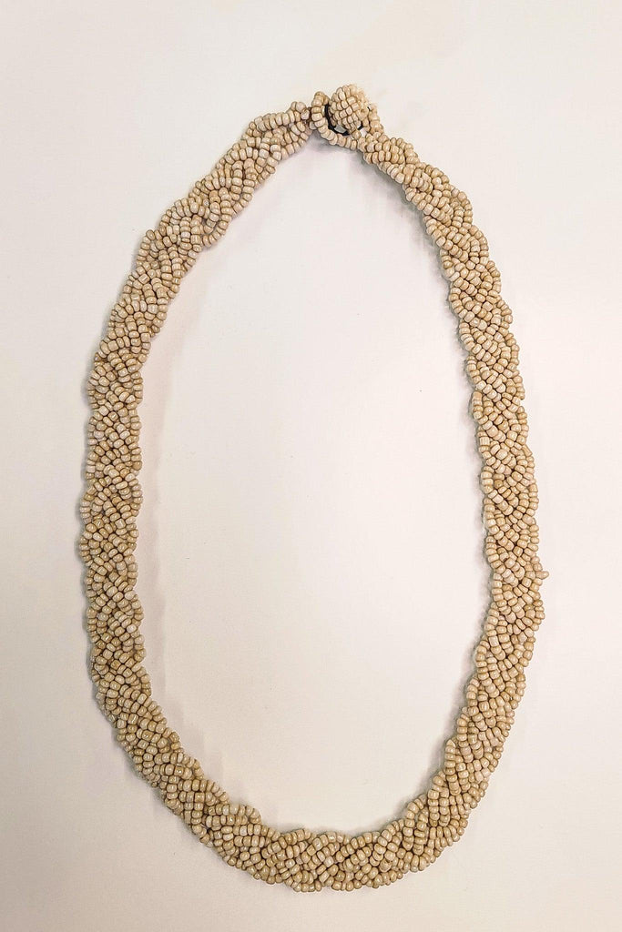 Braided and Beaded Necklace - Revir
