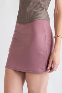 Mini Lounge Skirt - Bamboo French Terry