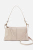 Beige handbag with a strap on a white background, labeled 'Spring 2026 