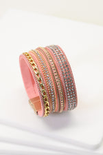 Pink Multi-Strand Bracelet