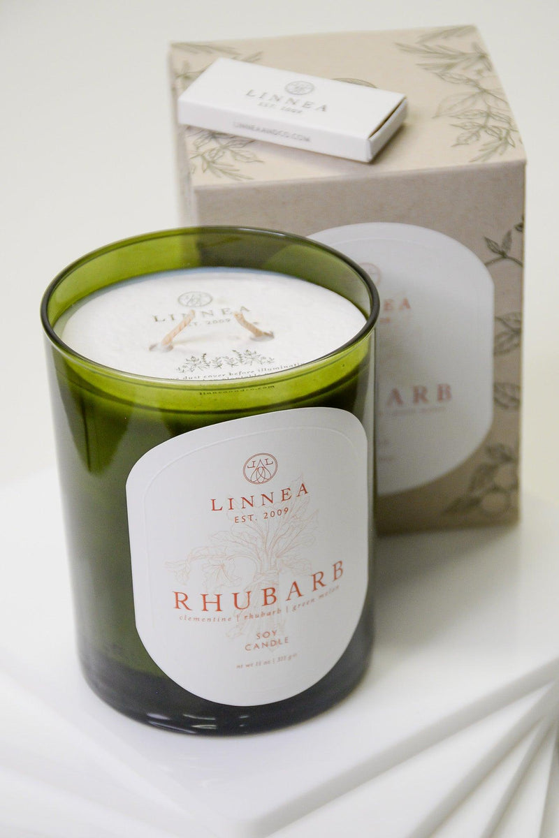 Rhubarb Soy Candle