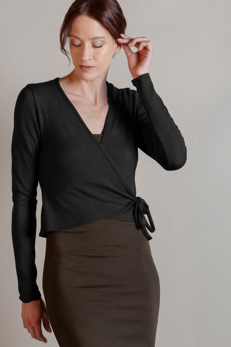 Hailey Wrap Cardigan