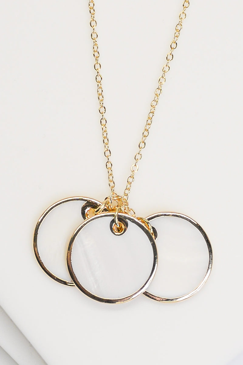 Triple Coin Necklace