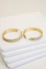 Double Studded Hoops - Revir