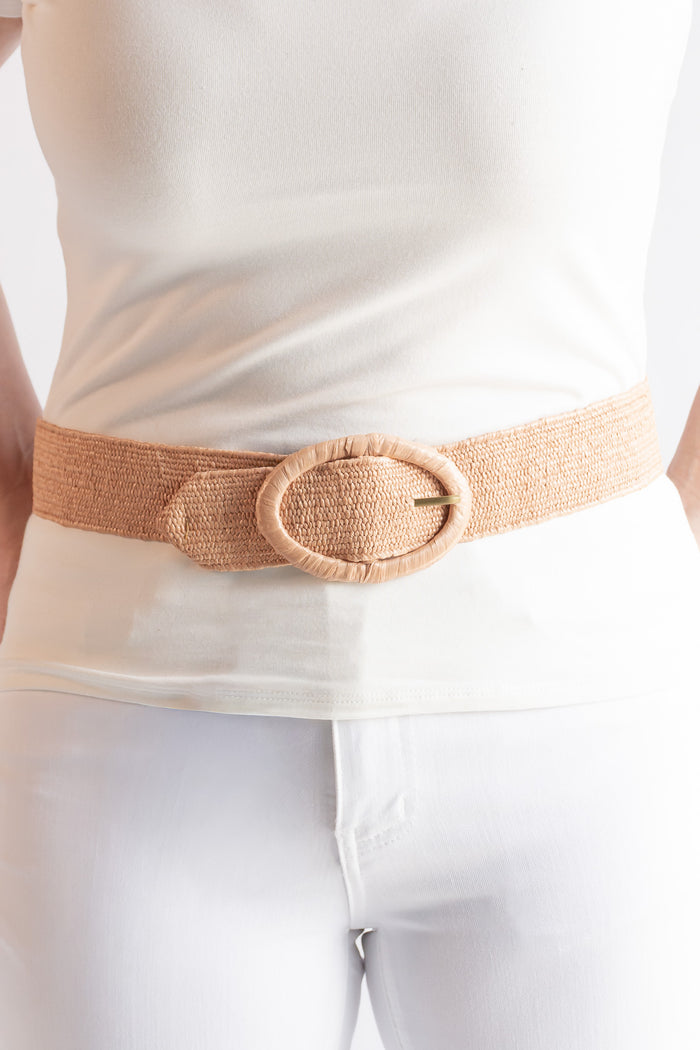 Raffie Oval Belt