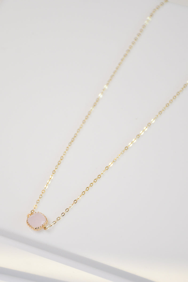 Dainty Gemstone Necklace