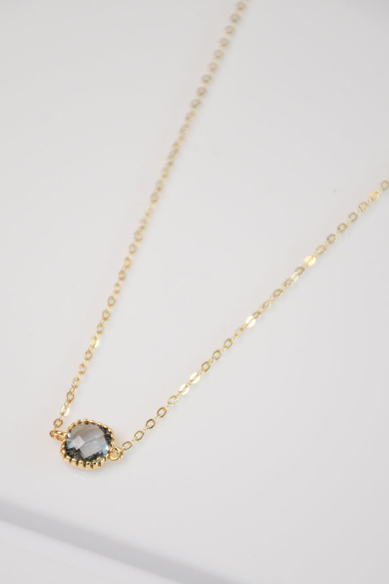 Dainty Gemstone Necklace