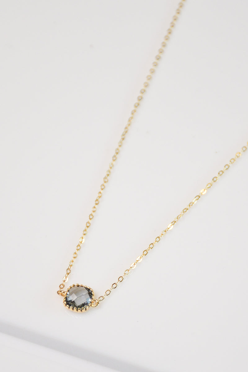 Dainty Gemstone Necklace