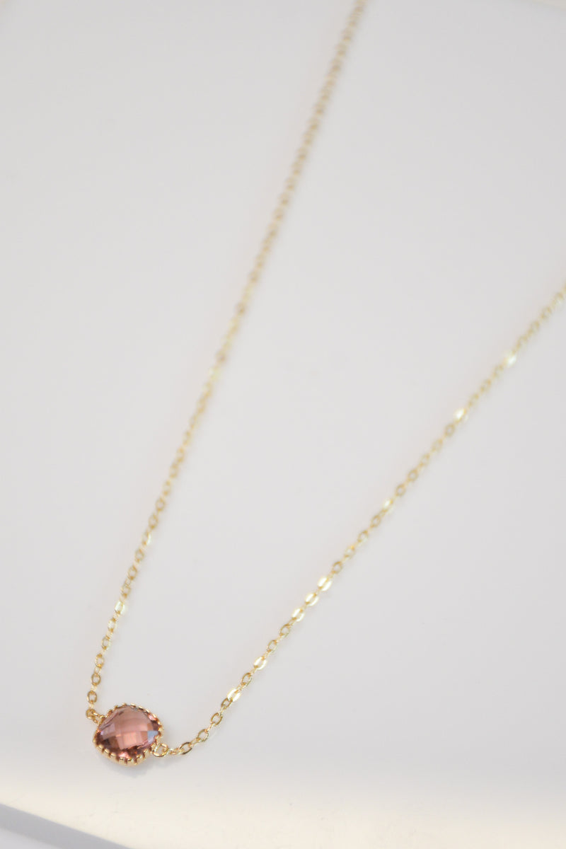 Dainty Gemstone Necklace
