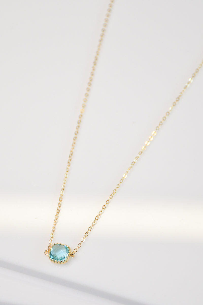 Dainty Gemstone Necklace