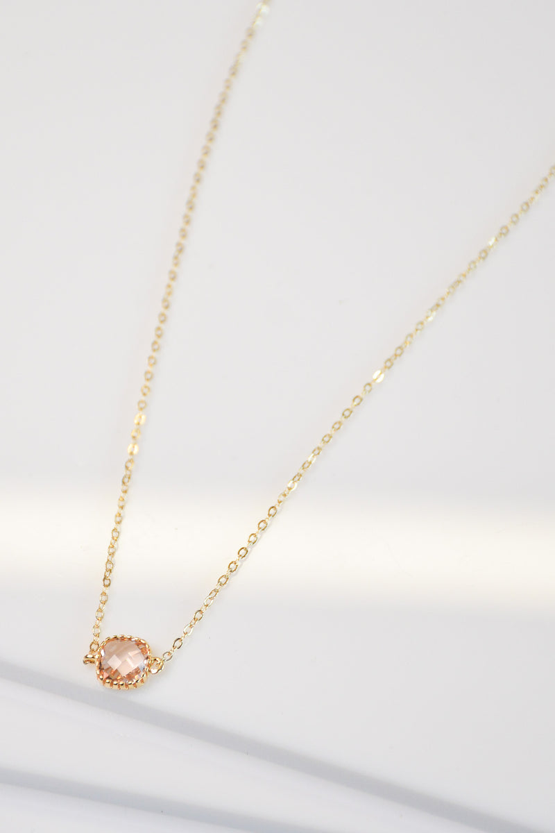 Dainty Gemstone Necklace