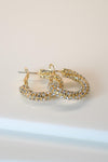 Sparkly Rhinestone Hoops - Revir