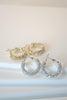 Sparkly Rhinestone Hoops - Revir