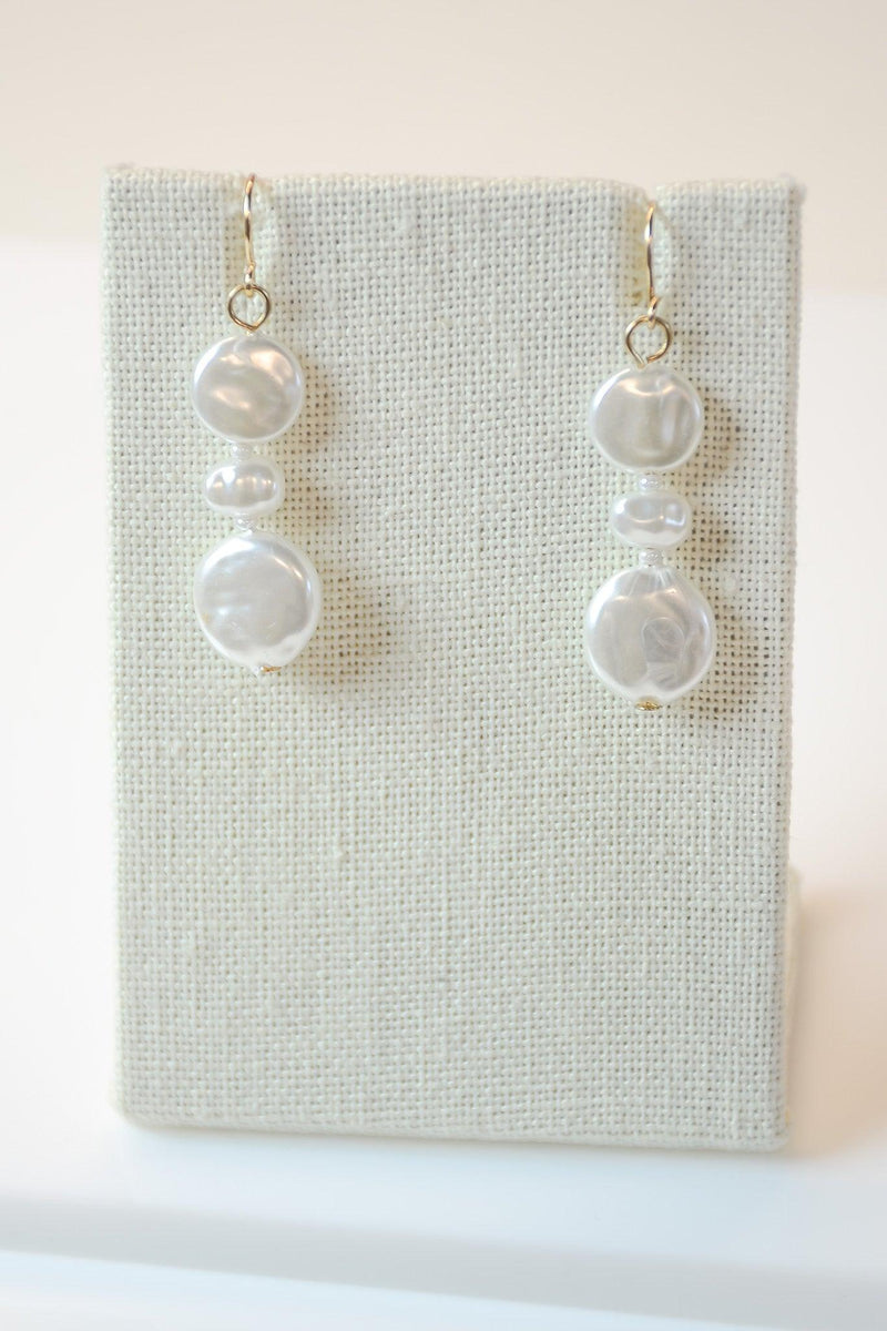 Coin Pearl Earrings - Revir