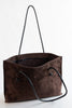 Suede Slim Shoulder Bag