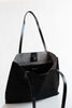 Gator-Embossed Mezzo Shopper with Calf Hair