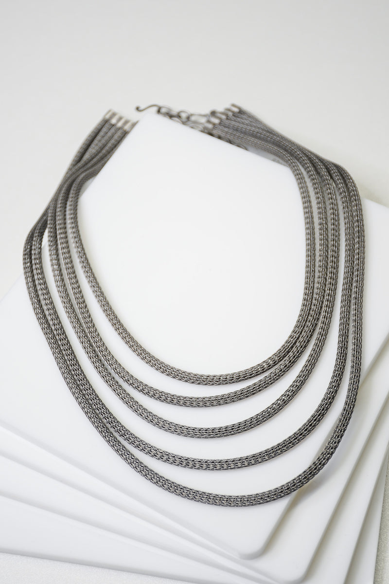 MetalWorks 5 Chain Necklace