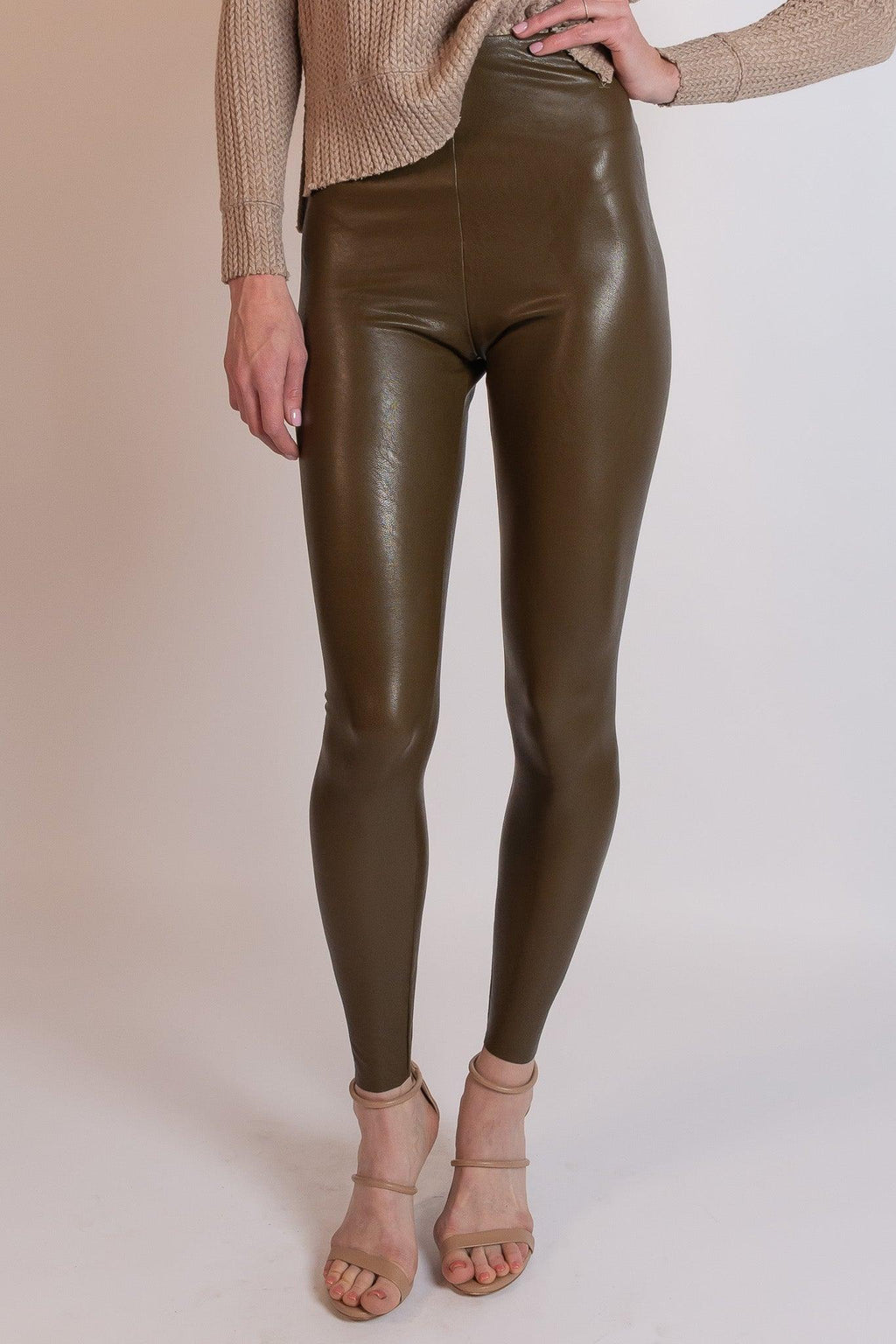 Faux Leather Leggings - Revir