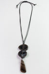 Charcoal Slab Pendant