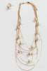 Layered Gold Ball Necklace