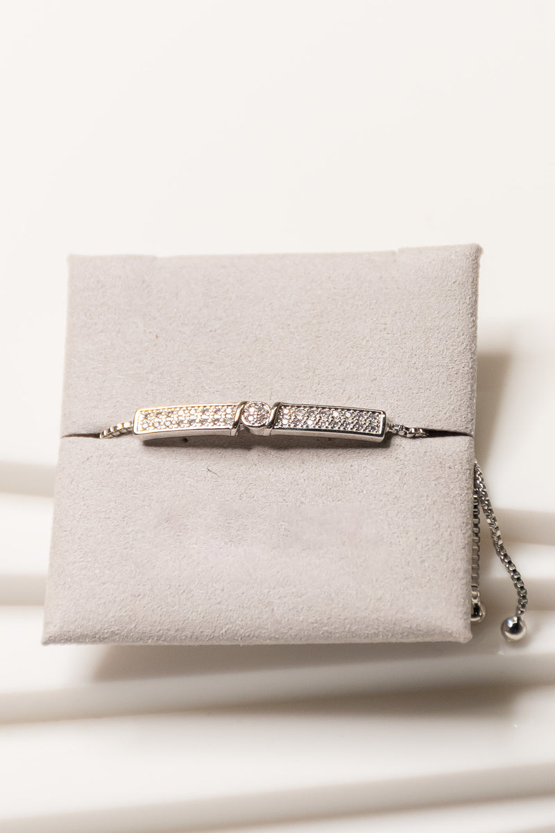 Silver Bar Bracelet