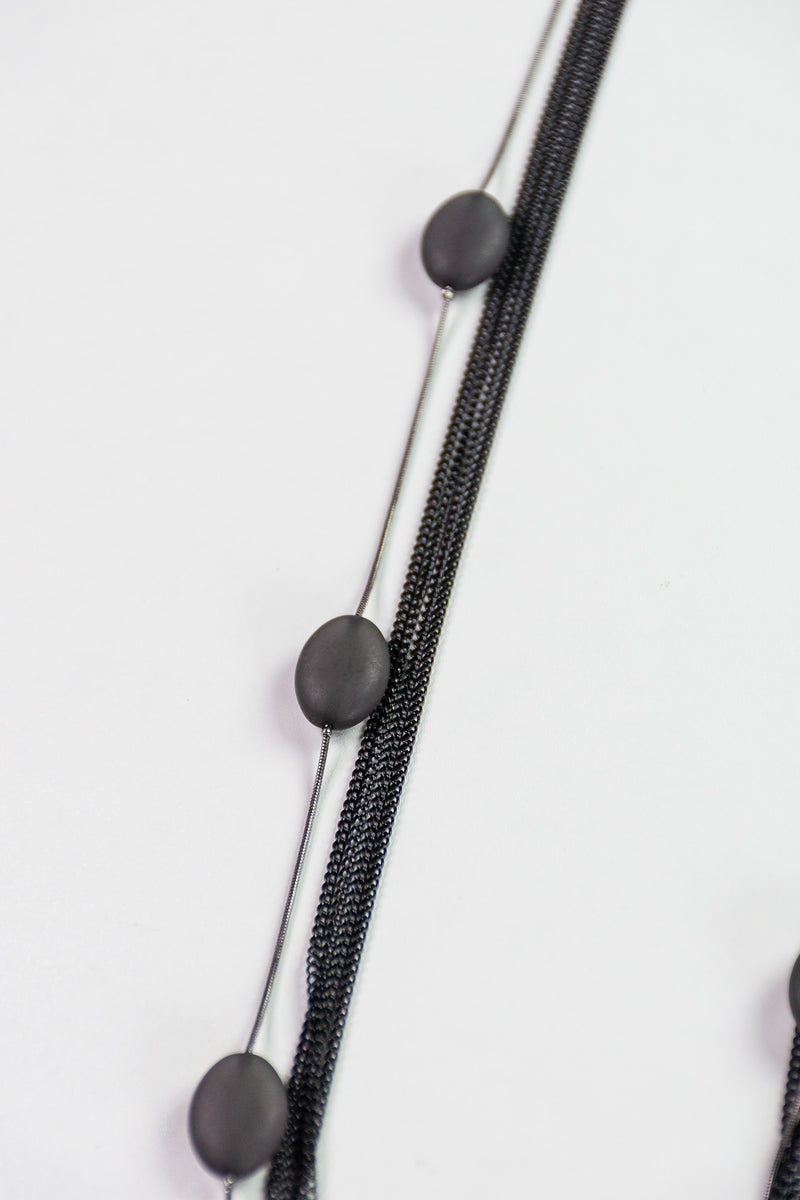Long Multi-Chain Necklace