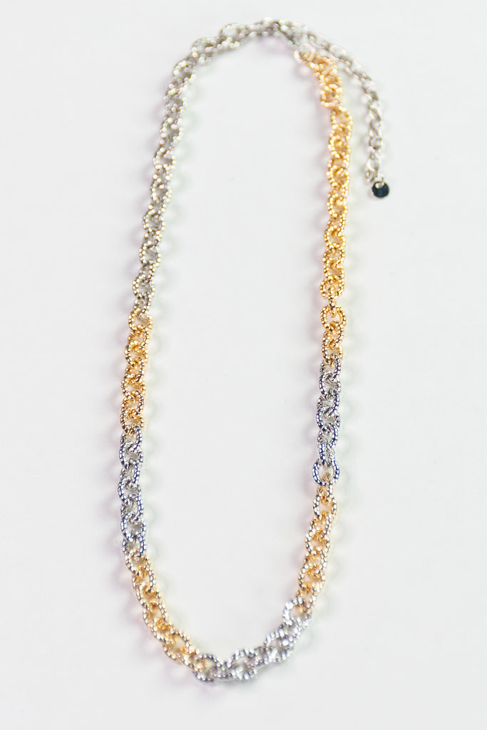 Two Tone Chain Necklace
