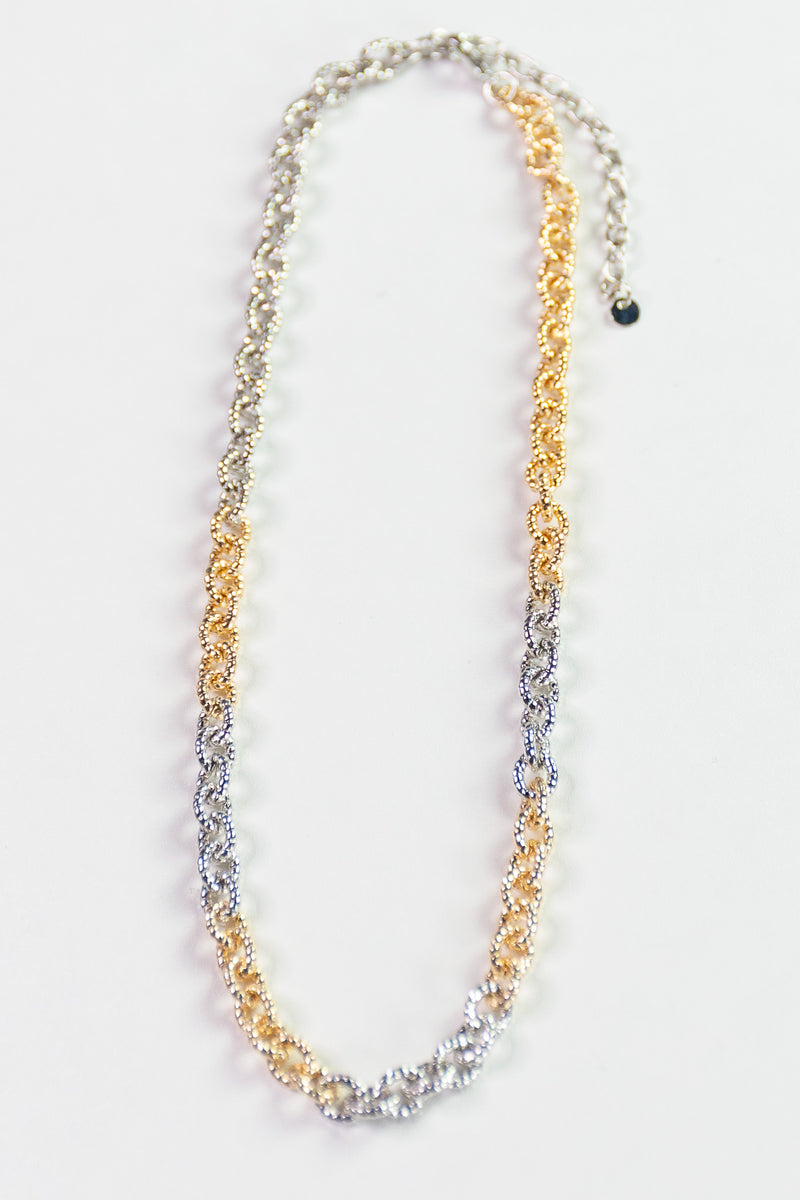 Two Tone Chain Necklace