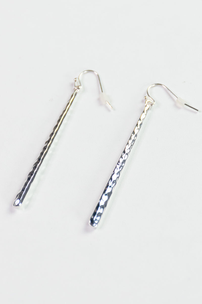 Hammered Spear Earrings