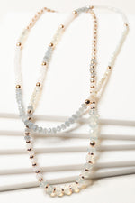 Ice Blue Wrap Necklace