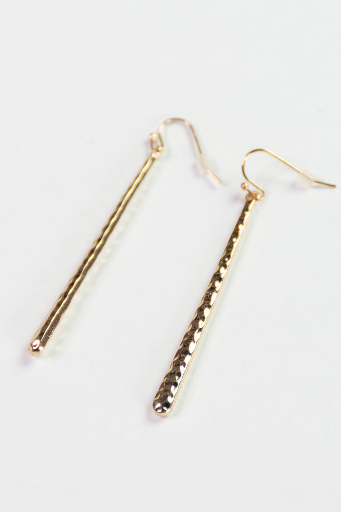 Hammered Spear Earrings