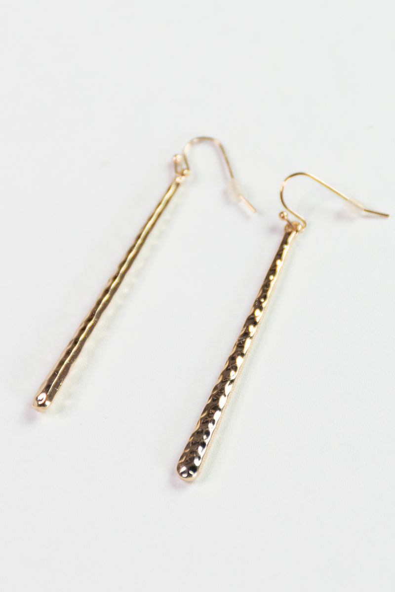 Hammered Spear Earrings