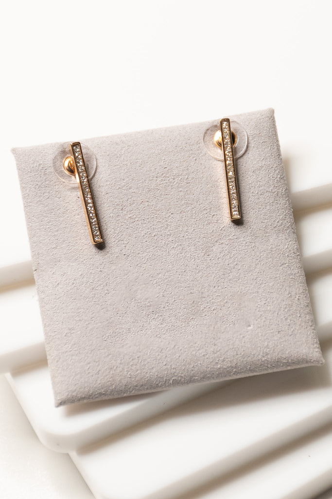 Linear Bar Earrings