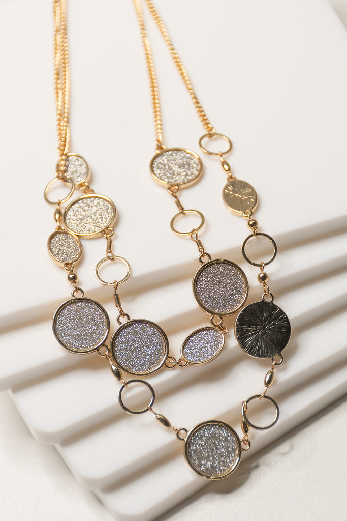 Sparkle Coin Necklace