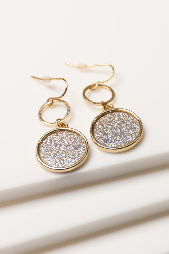 Sparkle Coin Earrings