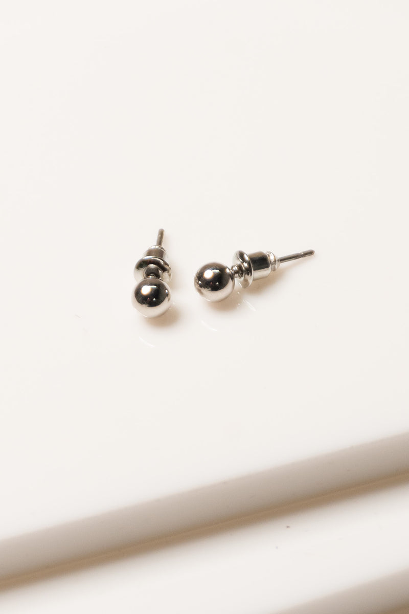 Silver Ball Studs