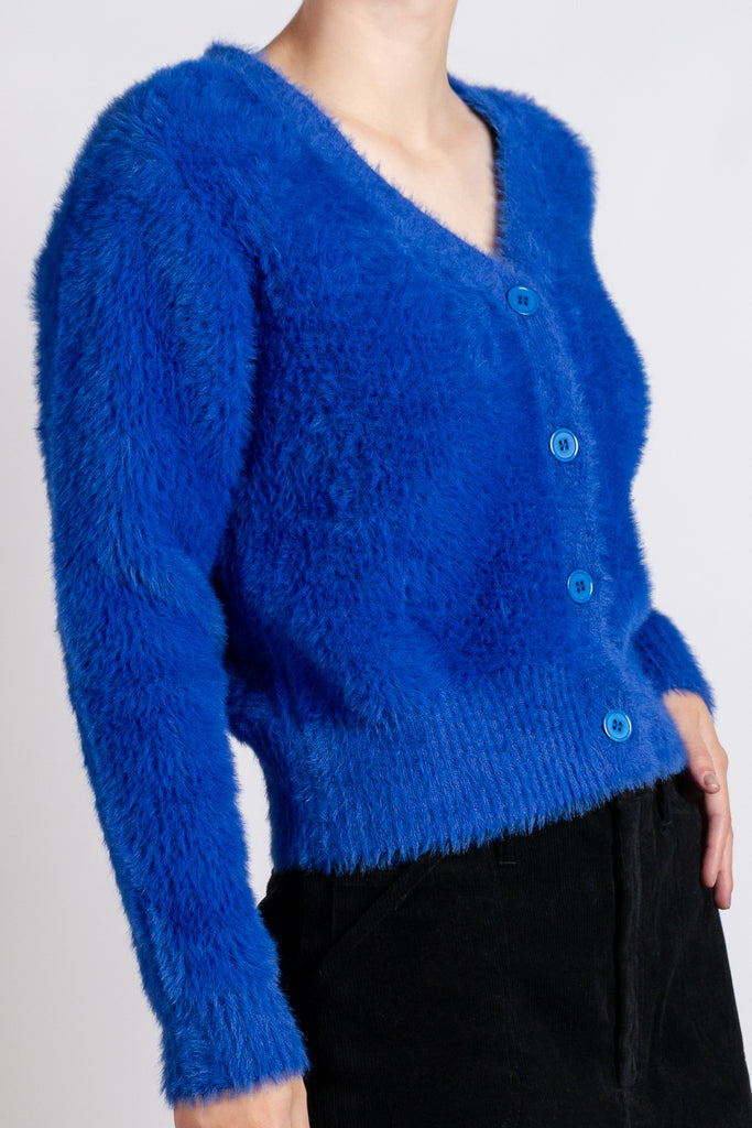 Fuzzy Knit Cardigan