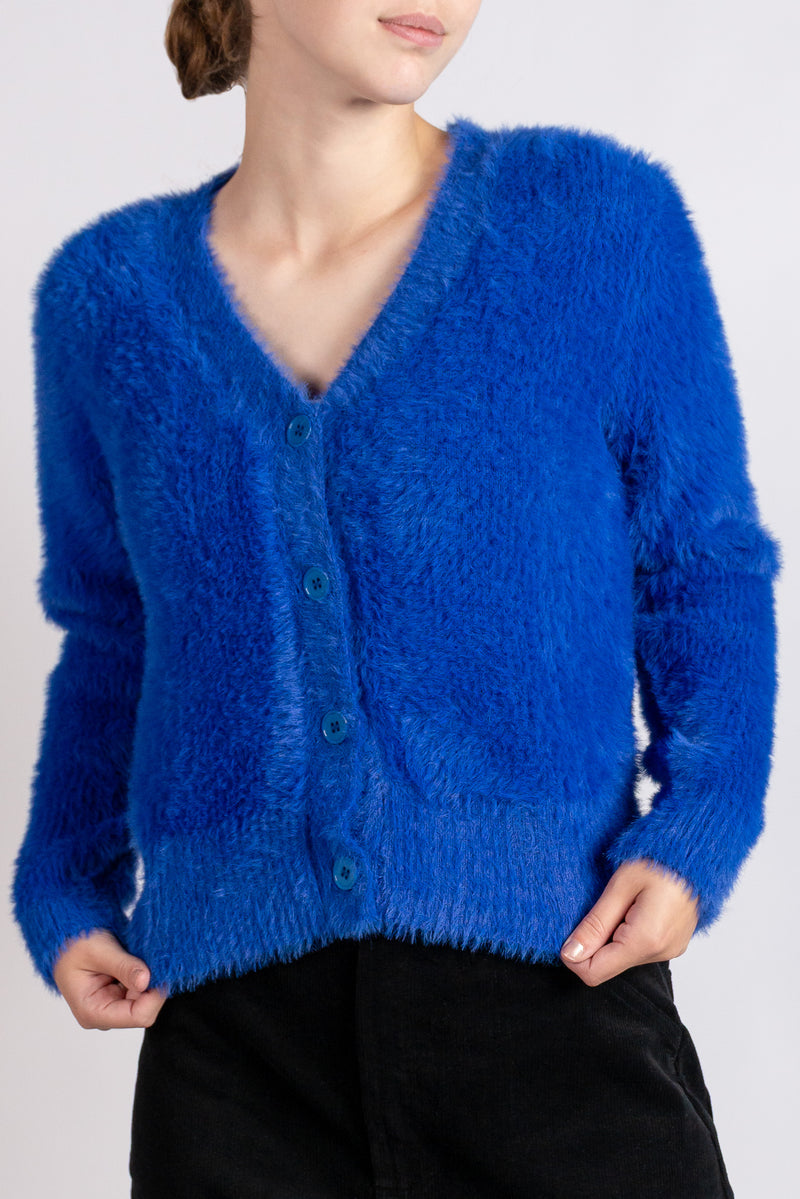 Fuzzy Knit Cardigan