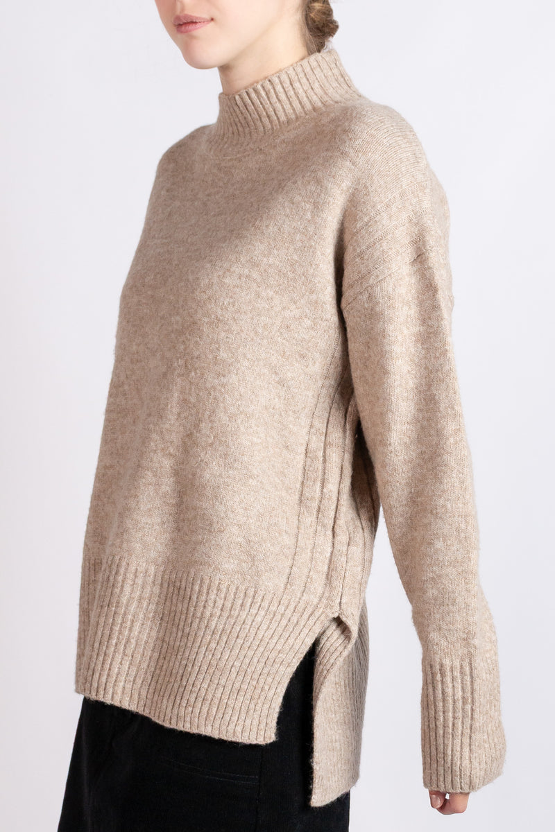 Mock-Neck Sweater