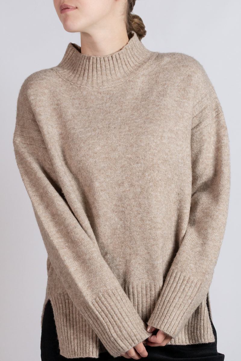 Mock-Neck Sweater