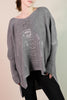 Scoop Neck Shine Sweater