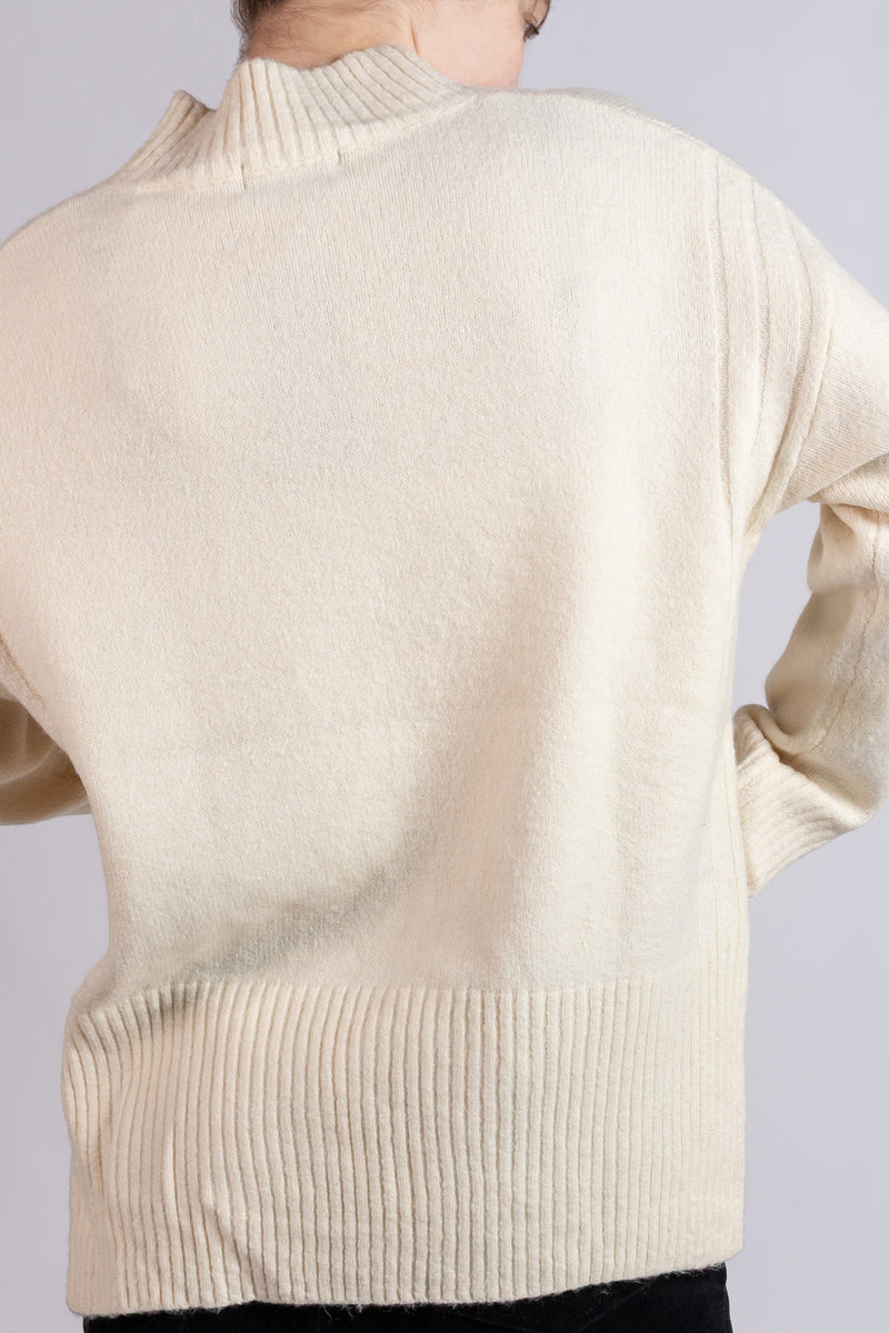 Mock-Neck Sweater