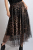 Cheetah Print Skirt