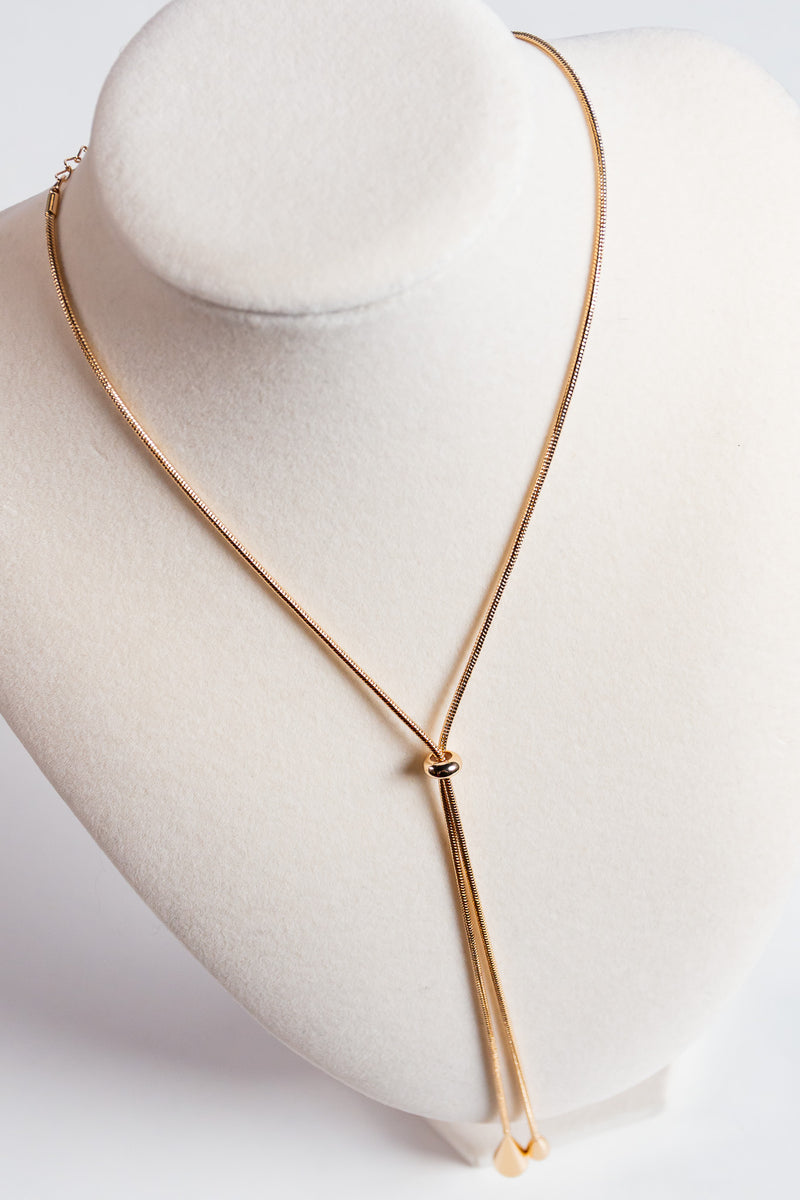 Raindrop Slide Necklace