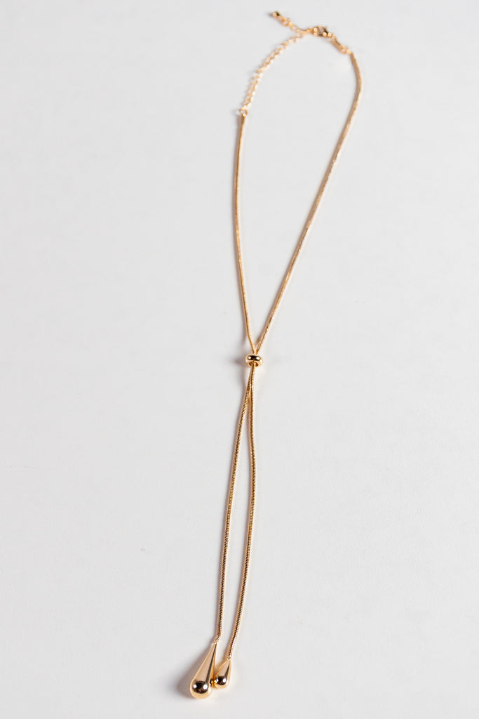 Raindrop Slide Necklace