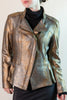 Shimmer Liquid Leather Signature Jacket