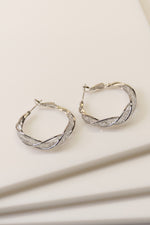 Mesh Twist Hoops