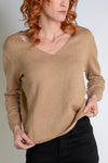 Glitter V-Neck Sweater