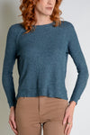 Lush Waffle Knit Harlow Crew