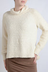 Lush Melange Slouch Neck Sweater